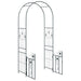 Tuin Boog met slot Zwart 102 x 50 x 218 cm