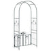 Tuin Boog met slot Zwart 102 x 50 x 218 cm