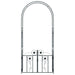 Tuin Boog met slot Zwart 102 x 50 x 218 cm