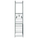 Tuin Boog met slot Zwart 102 x 50 x 218 cm