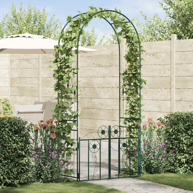 Tuin Boog met slot Groen 102 x 50 x 218 cm