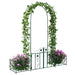 Tuin Boog met slot Groen 203 x 50 x 218 cm