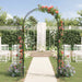 Tuin Boog Effen Zwart 115 x 37 x 226 cm