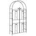 Tuin Boog Effen Zwart 115 x 37 x 226 cm