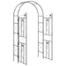 Tuin Boog Effen Zwart 115 x 37 x 226 cm