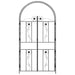 Tuin Boog Effen Zwart 115 x 37 x 226 cm