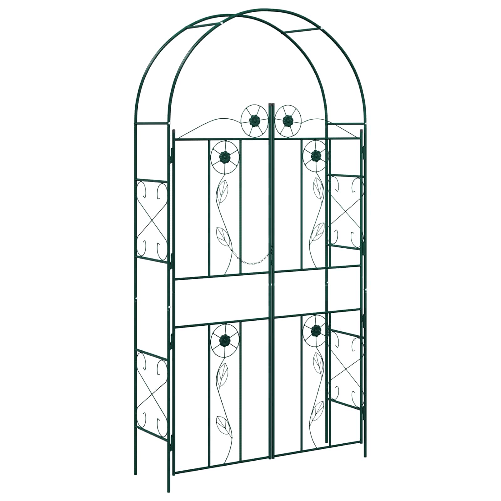 Tuin Boog Effen Groen 115 x 37 x 226 cm