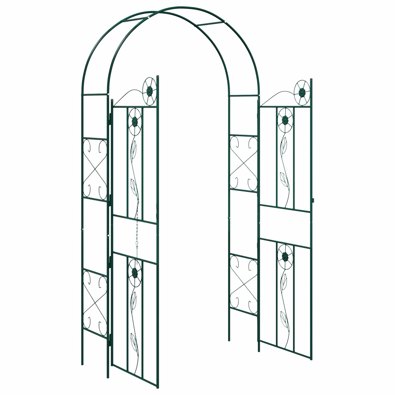 Tuin Boog Effen Groen 115 x 37 x 226 cm