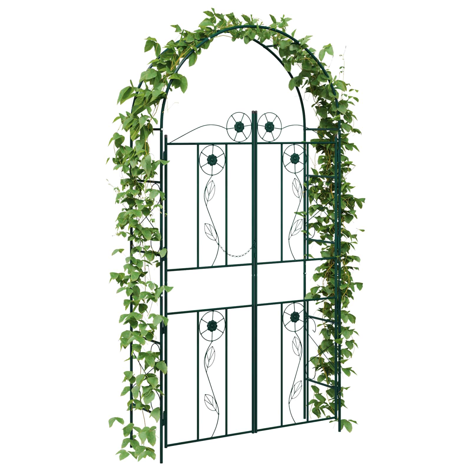 Tuin Boog Effen Groen 115 x 37 x 226 cm