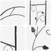 Tuin Boog Bloemen Zwart 115 x 37 x 231 cm