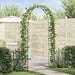 Tuin Boog Bloemen Zwart 115 x 37 x 231 cm