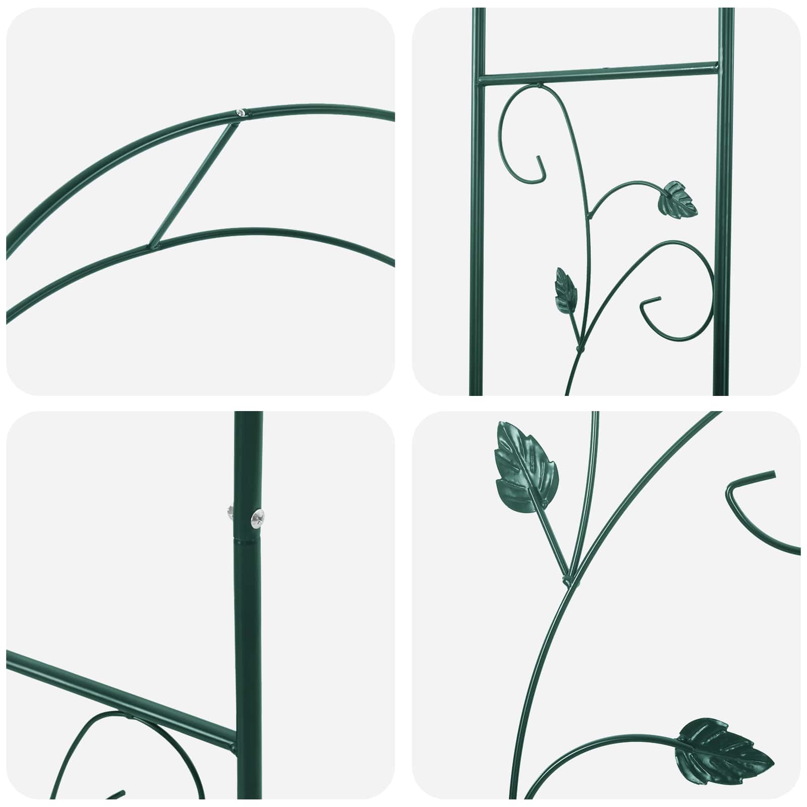 Tuin Boog Bloemen Groen 115 x 37 x 231 cm