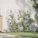 Tuinhek 3 st Zwart 110 x 40 cm Staal