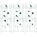 Tuinhek 3 st Groen 110 x 40 cm Staal