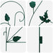 Tuinhek 5 st Staal Groen