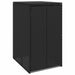 Afvalbak Box Zwart 65 x 80 x 115 cm Polyetheen