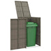 Afvalbak Box Grijs 65 x 80 x 115 cm Polyetheen