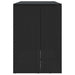 Afvalbak Box 2 st Zwart 130 x 80 x 115 cm Polyetheen