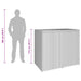 Afvalbak Box 2 st Zwart 130 x 80 x 115 cm Polyetheen
