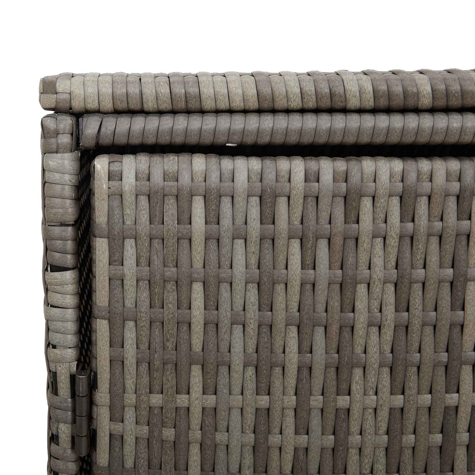 Afvalbak Box 2 st Grijs 130 x 80 x 115 cm Polyetheen