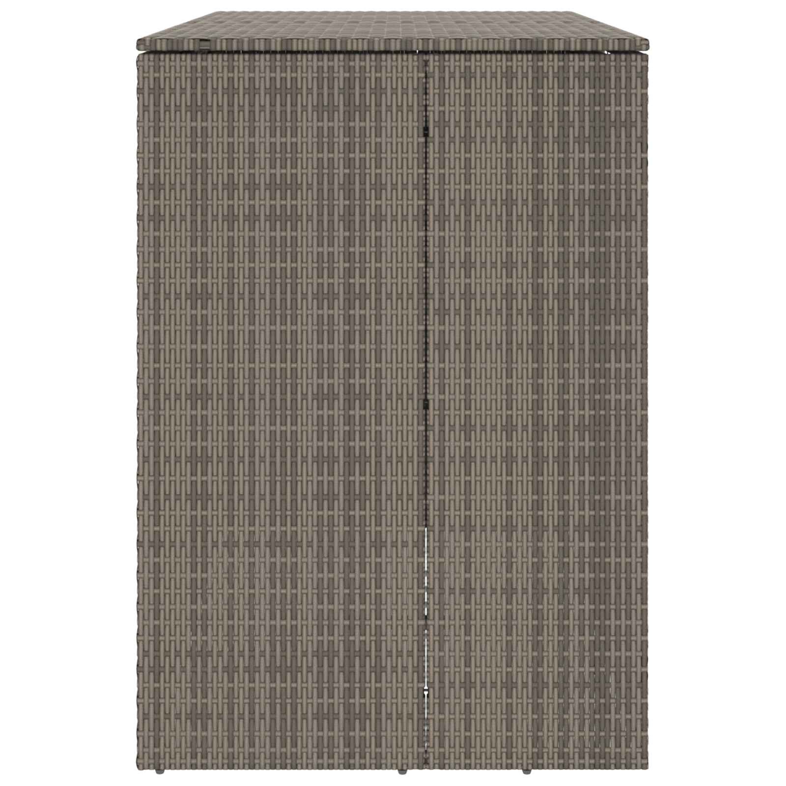 Afvalbak Box 2 st Grijs 130 x 80 x 115 cm Polyetheen