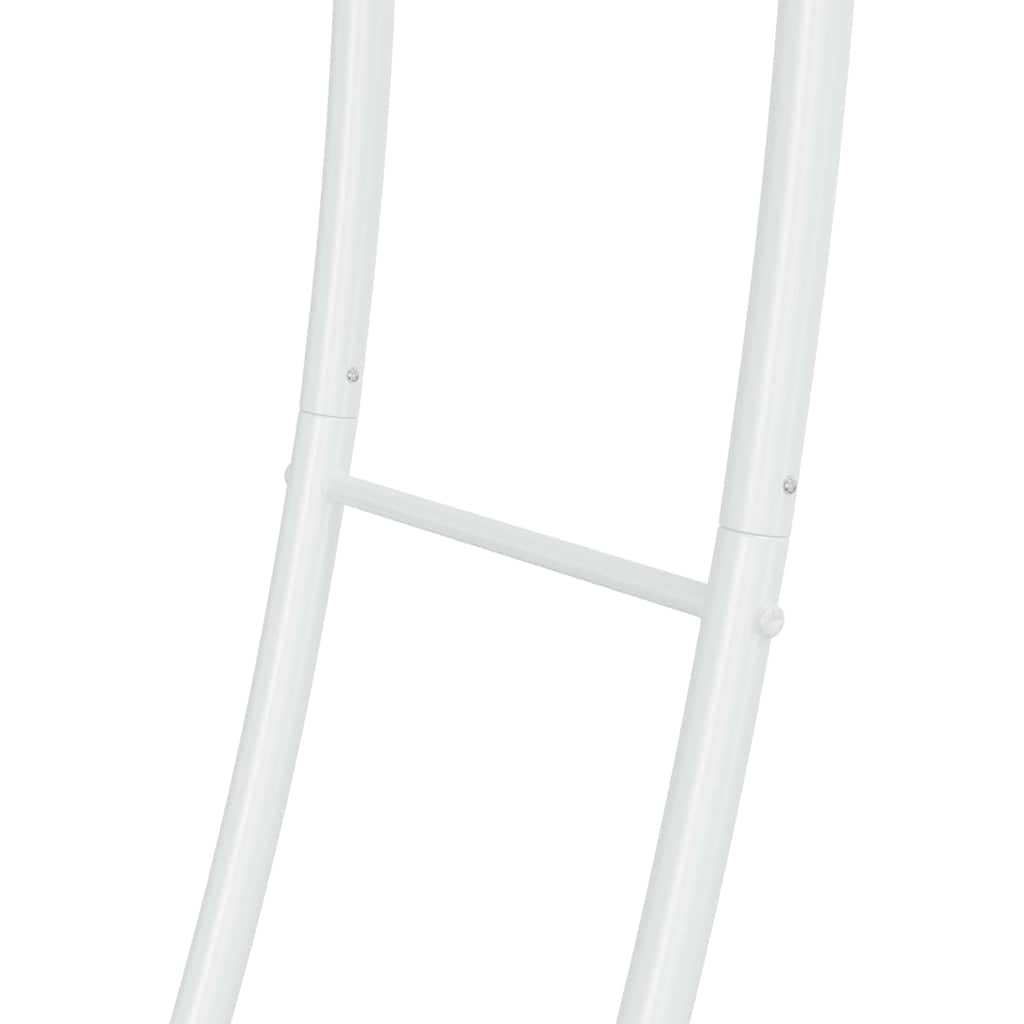 Dubbele trouwboog Wit 220 x 45 x 200 cm Staal