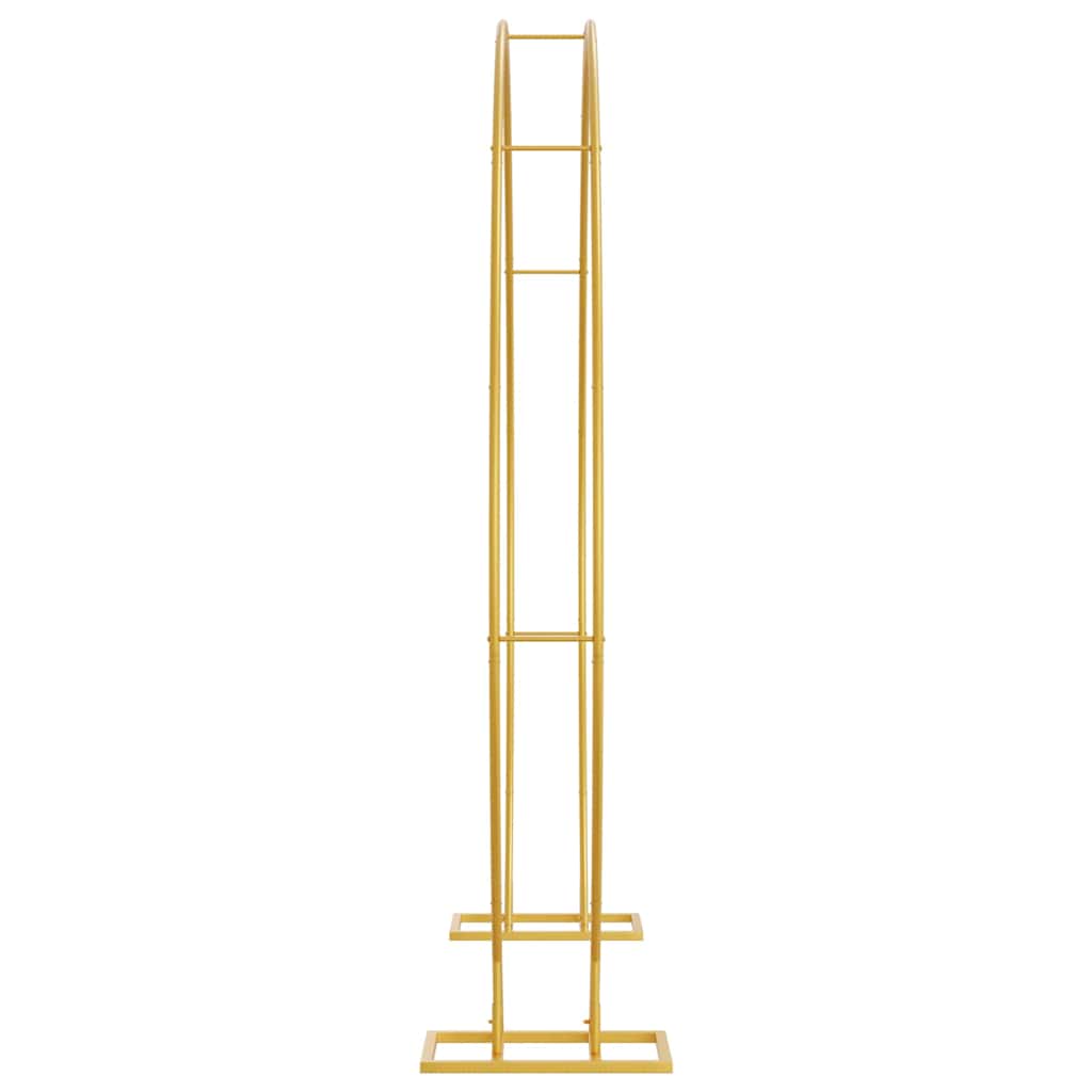 Dubbele trouwboog Goud 220 x 45 x 200 cm Staal