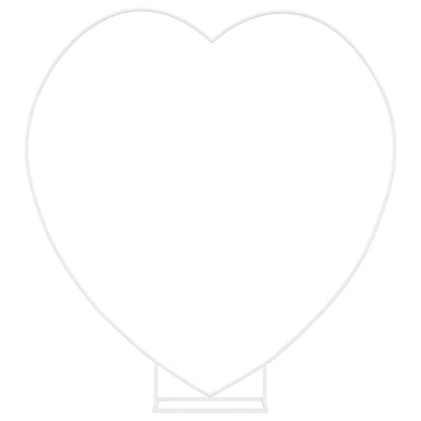 Trouwrand Wit 195 x 35 x 211 cm Staal