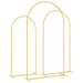 Trouwrand 3 st Goud 120 x 40 x 217 cm Staal