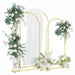 Trouwrand 3 st Goud 120 x 40 x 217 cm Staal