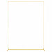 Trouwrand Goud 150 x 49,5 x 200 cm Staal