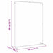 Trouwrand Goud 150 x 49,5 x 200 cm Staal