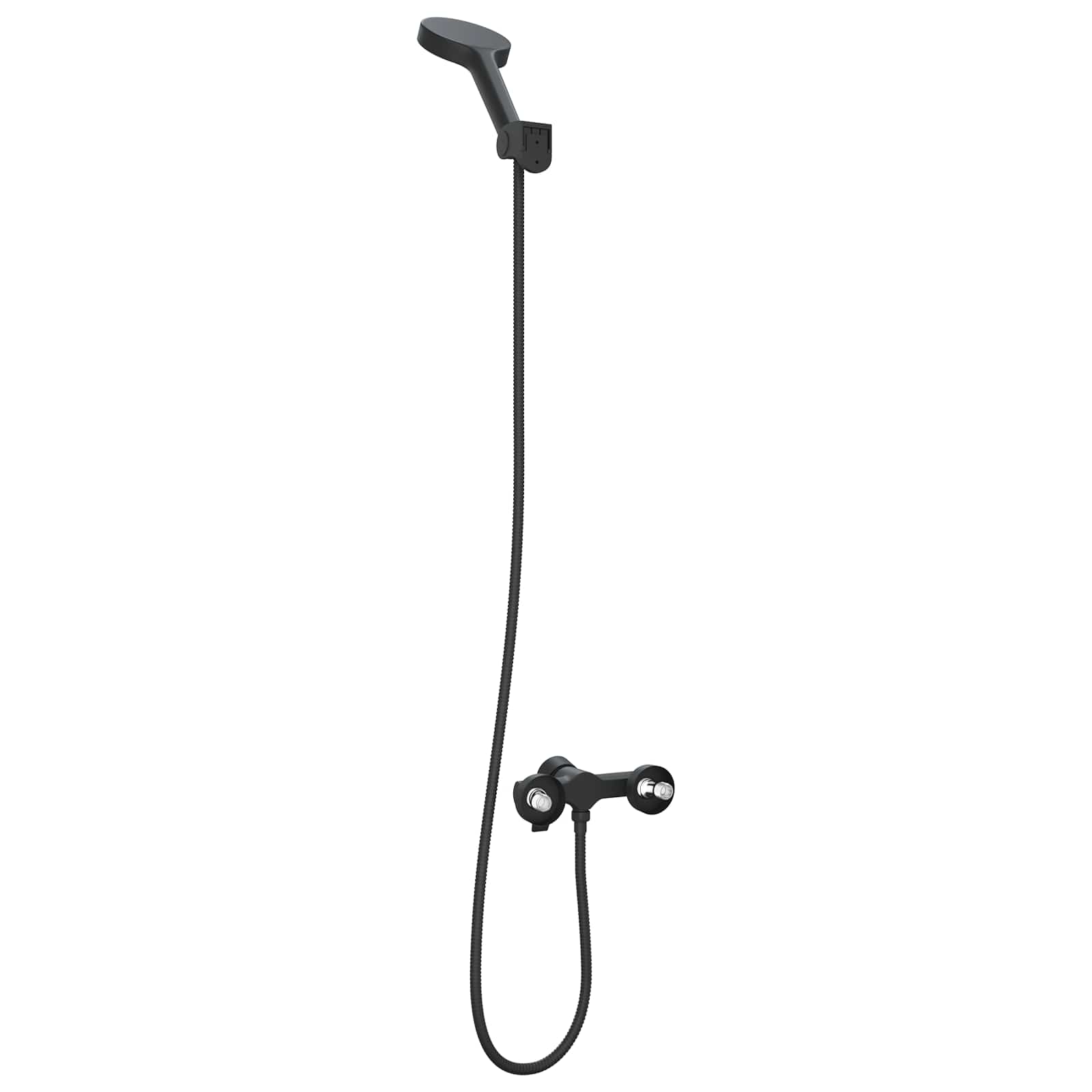 Doucheset Zwart G 1 / 2 inch Koper