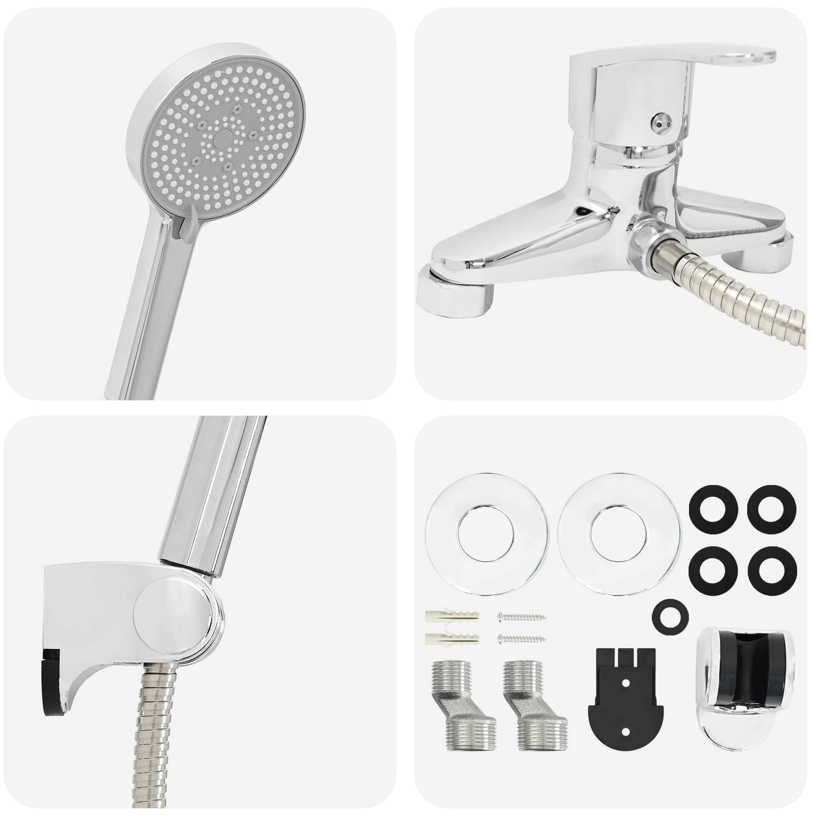 Doucheset Chroom G 1 / 2 inch