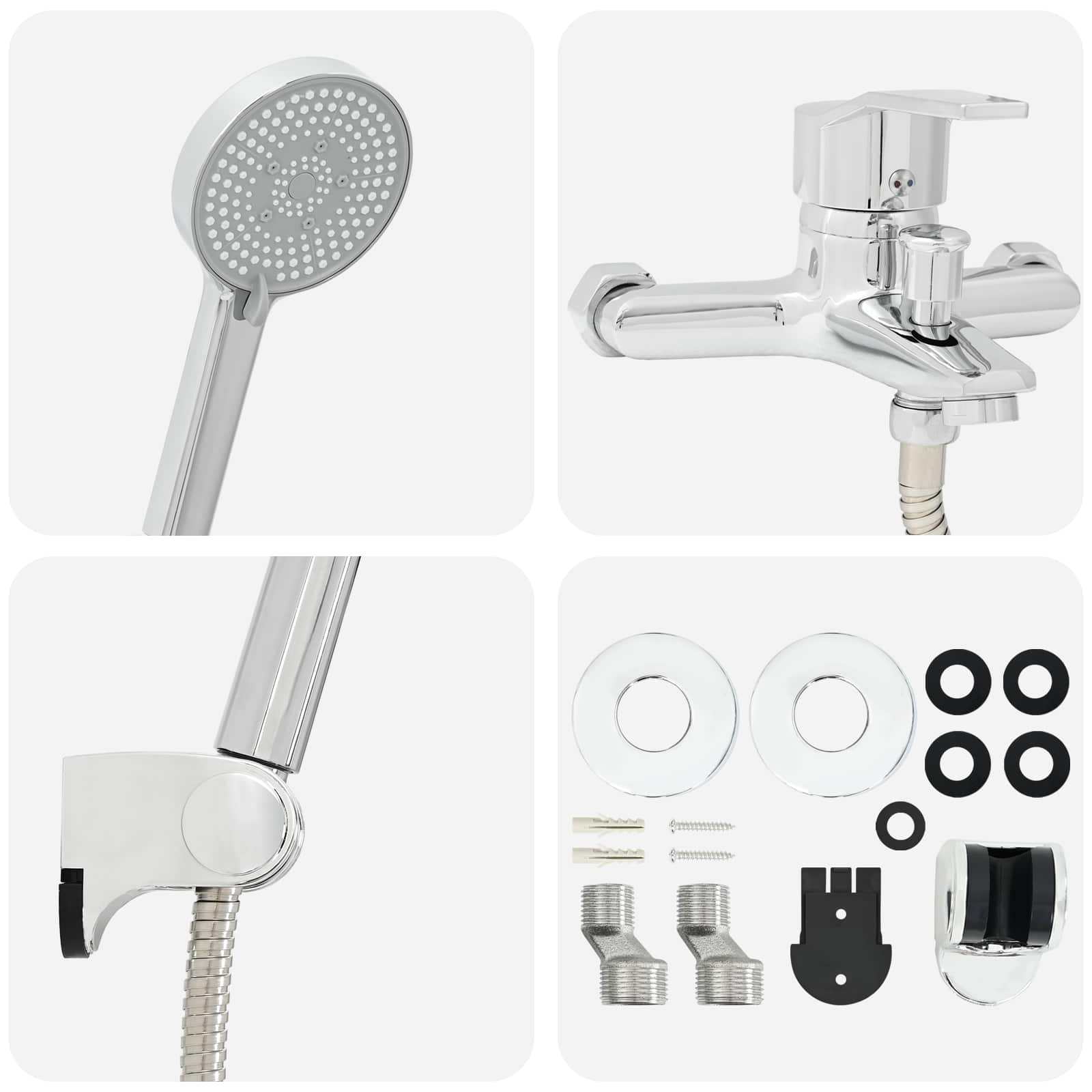Doucheset Chroom G 1 / 2 inch