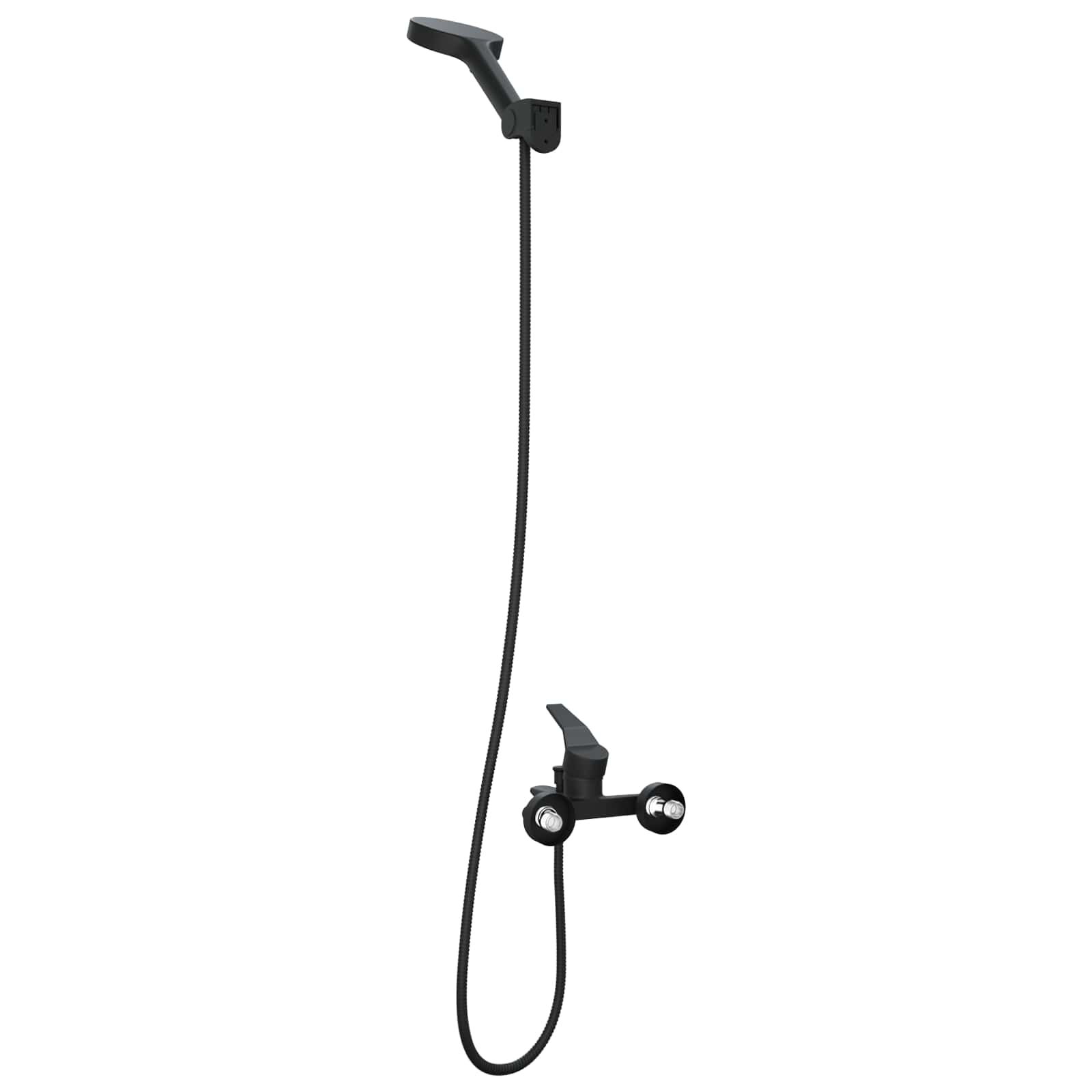 Doucheset Zwart G 1 / 2 inch
