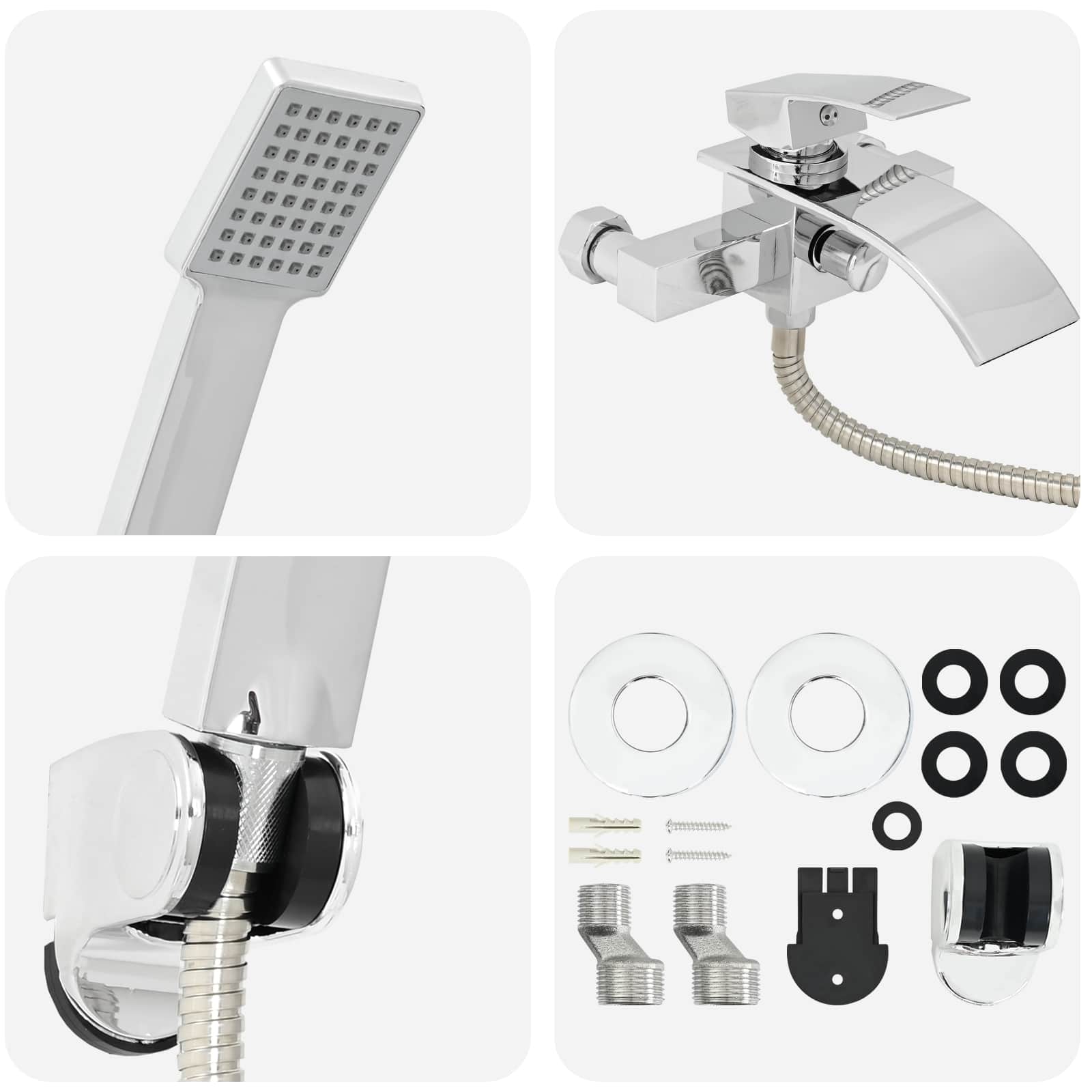 Doucheset Chroom G 1 / 2 inch