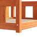 Hondenbed Wasbruin 55 x 45 x 28 cm Massief grenenhout