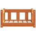 Hondenbed Wasbruin 55 x 45 x 28 cm Massief grenenhout