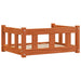 Hondenbed Wasbruin 65,5 x 50 x 28 cm Massief grenenhout