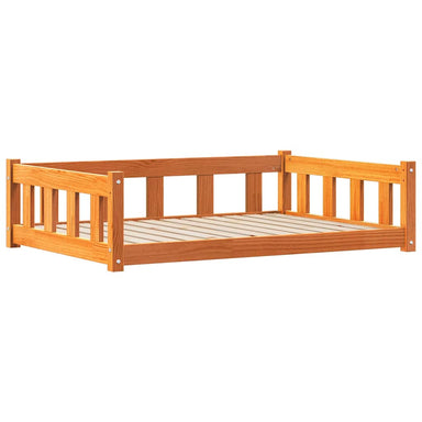 Hondenbed Wasbruin 100 x 70 x 28 cm Massief grenenhout