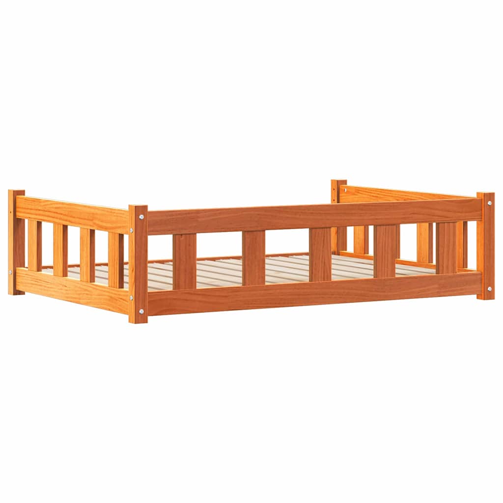 Hondenbed Wasbruin 100 x 70 x 28 cm Massief grenenhout
