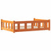 Hondenbed Wasbruin 100 x 70 x 28 cm Massief grenenhout