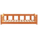 Hondenbed Wasbruin 100 x 70 x 28 cm Massief grenenhout