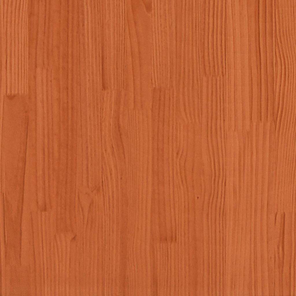 Hondenbed Wasbruin 100 x 70 x 28 cm Massief grenenhout