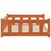 Hondenbed Wasbruin 100 x 70 x 28 cm Massief grenenhout
