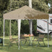 Pop-up partytent 195 x 195 x 245 cm Crèmekleurig Oxford Stof