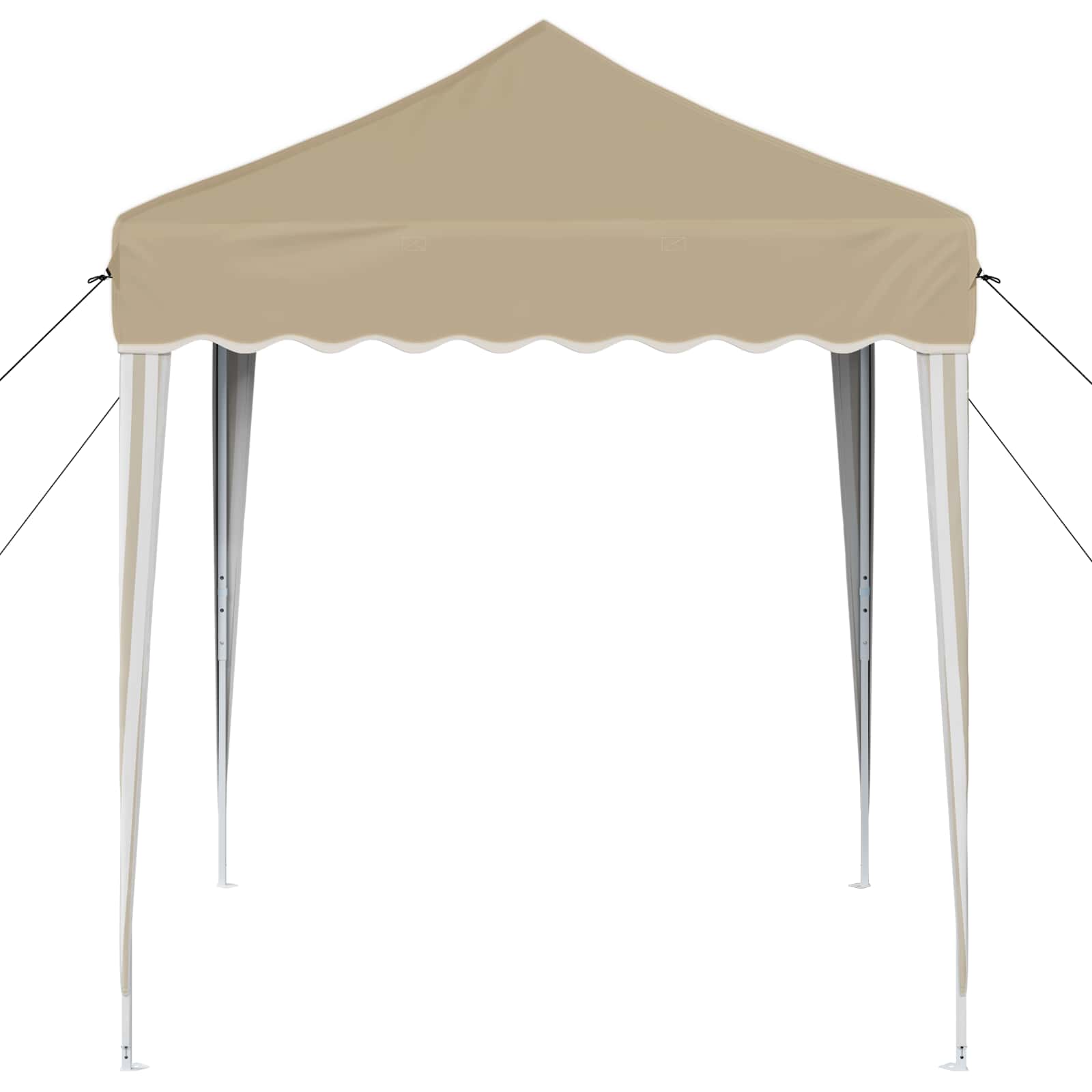 Pop-up partytent 195 x 195 x 245 cm Crèmekleurig Oxford Stof