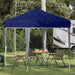 Pop-up partytent 195 x 195 x 245 cm Blauw Oxford Stof