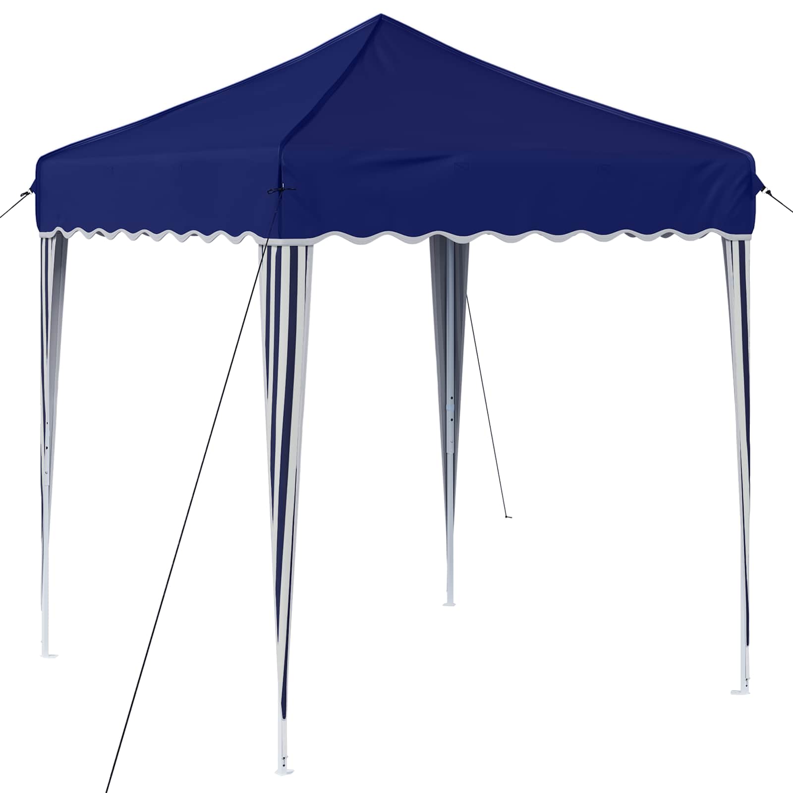 Pop-up partytent 195 x 195 x 245 cm Blauw Oxford Stof